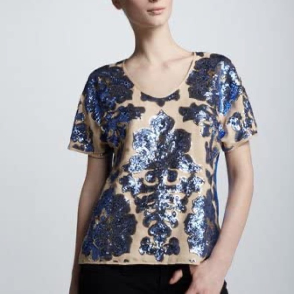 Tracy Reese for Target Sequin Top Sz S